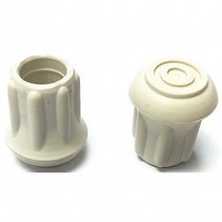 Grainger&nbsp;Protective Leg Tip SlipOn Rd 31/64 PK25