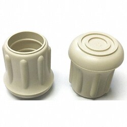 Grainger&nbsp;Protective Leg Tip SlipOn Rd 55/64 PK25