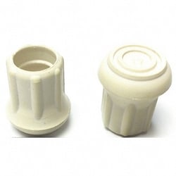 Grainger&nbsp;Protective Leg Tip SlipOn Rd 39/64 PK25