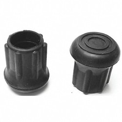Grainger&nbsp;Protective Leg Tip SlipOn Rd 47/64 PK25