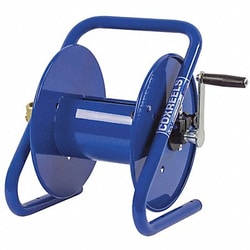 Grainger&nbsp;Hand Crank Hose Reel 100 ft 3/8 ID Blue