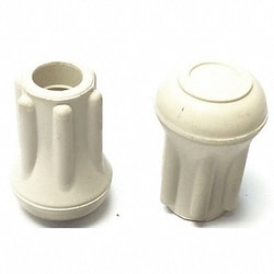 Grainger&nbsp;Protective Leg Tip SlipOn Rd 33/64 PK10