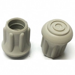 Grainger&nbsp;Protective Leg Tip SlipOn Rd 31/64 PK25