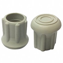 Grainger&nbsp;Protective Leg Tip SlipOn Rd 47/64 PK25