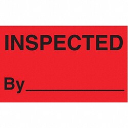 Grainger&nbsp;Instructional Label Inspection PK500