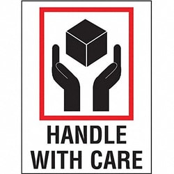 Grainger&nbsp;Instructional Label Care PK500