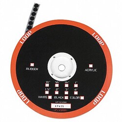 Grainger Loop Round 1/2 Dia Black PK1565, Quantity: Pack of 1