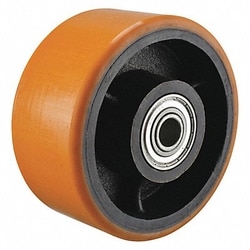 Grainger PUR Tread on Iron Core Wheel 6