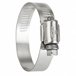 Grainger Worm Gear Hose Clamp 1/2 W 3/4 ID PK10