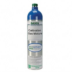 Grainger Calibration Gas 116L 3-Gas Mix, Quantity: Each of 1