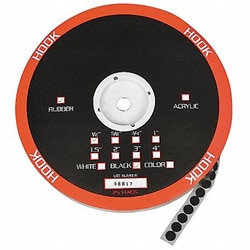 Grainger Hook Round 3/8 Dia Black PK1890, Quantity: Pack of 1