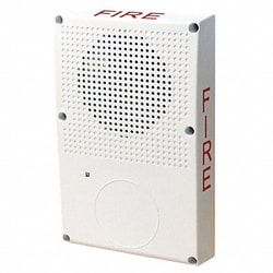 Grainger Outdoor Speaker Marked Fire White