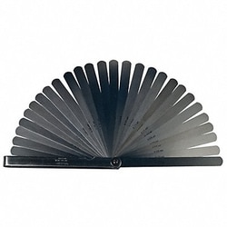 Grainger Feeler Gauge Set Dimension Type Metric, Quantity: Each of 1