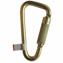 Grainger Carabiner Steel 6-3/4 in L Auto-Lock
