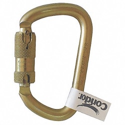 Grainger Carabiner Steel 4-7/16 in L Auto-Lock
