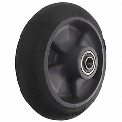 Grainger RBBR Tread on Steel Core Wheel 10, Quantity: Each of 1