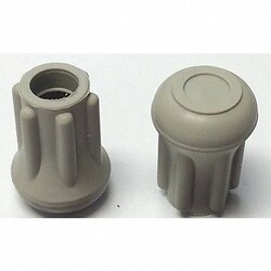 Grainger&nbsp;Protective Leg Tip SlipOn Rd 33/64 PK10