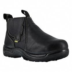 Grainger Chelsea Boot M 9 1/2 Black PR, Quantity: Pair of 1