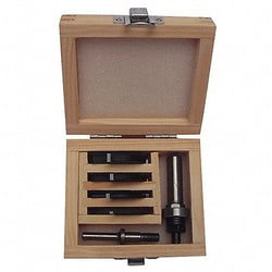 Grainger Router Bit Set 6 Pc Carbide Tipped