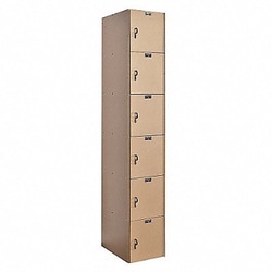 Grainger Bx Lckr 6x1Lckr Taupe 72 x12 x18 Assm