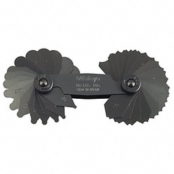Grainger Radius Gauge Set, Quantity: Each of 1