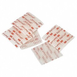 Grainger&nbsp;Reclosable Fastener 1 x 1 In Clear PK100