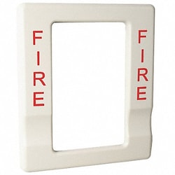 Grainger Trim Marked Fire Finish White, Quantity: Each of 1