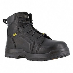 Grainger 6-Inch Work Boot W 10 1/2 Black PR