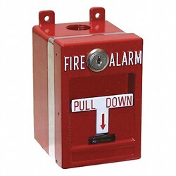 Grainger Pull Station Key Reset Double SPST