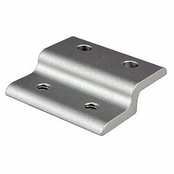 Grainger Panel Retainer Anodized Aluminum, Quantity: Each of 1