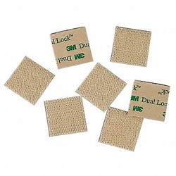 Grainger Reclosable Fastener Low 1 x 1 In PK100