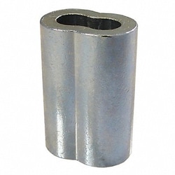 Grainger&nbsp;Wire Rope Oval Sleeve 1/4 in Copper