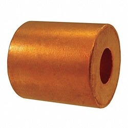 Grainger Wire Rope Stop Sleeve 1/8 in Copper