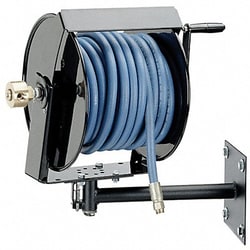 Grainger Hand Crank Hose Reel 100 ft 3/8 ID Blck, Quantity: Each of 1
