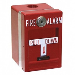 Grainger Pull Station Key Reset Single DPDT
