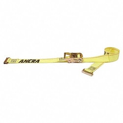 Grainger Tie Down Strap E-Track Yellow