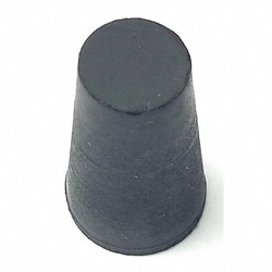Grainger&nbsp;Stopper Sz 0 10 mm BDia Black 0 PK100