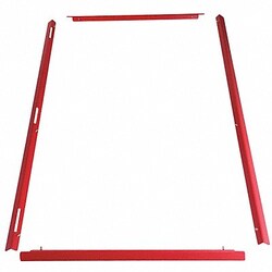Grainger Fire Panel Trim 3 and 5 Zone Red