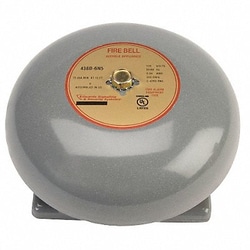 Grainger Fire Bell Gray 6 IN.