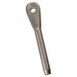 Grainger Eye End Fitting SS 1/4 in Rope dia., Quantity: Each of 1