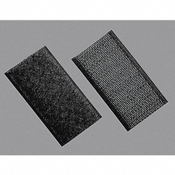Grainger&nbsp;Hook and Loop 1x2 In Black PK100