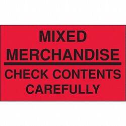 Grainger&nbsp;Instructional Label Contents PK500