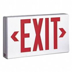 Grainger&nbsp;Exit Sign 1.0W Red/Green 1 or 2