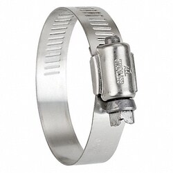 Grainger Worm Gear Hose Clamp 1/2 W 1 1/2 ID PK10