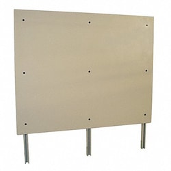 Grainger Arc Screen 72 W x 2 D x 48 H Unpainted