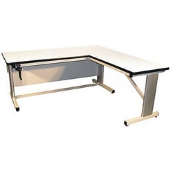 Grainger&nbsp;L-Shaped Workbench Laminate 72 W 30 D