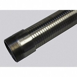 Grainger Metal Hose 2 ID x 10 ft.L, Quantity: Each of 1