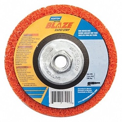 Grainger Non-Woven Dep Center Disc 4 1/2 in Dia, Quantity: Each of 1