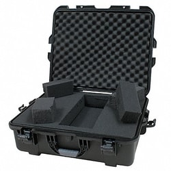 Grainger&nbsp;G5386 ProtCase 6 7/64 in PwrClwLtcSys/PdLk Blk