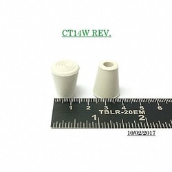 Grainger&nbsp;Protective Leg Tip SlipOn Rd 15/64 PK10